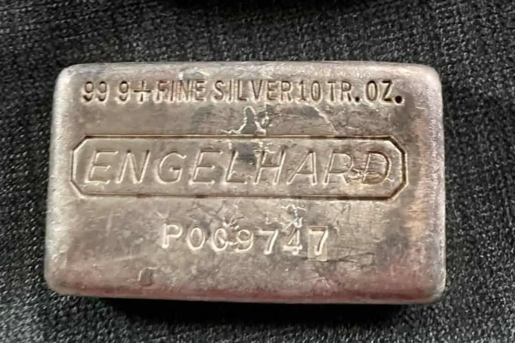 Engelhard silver bar