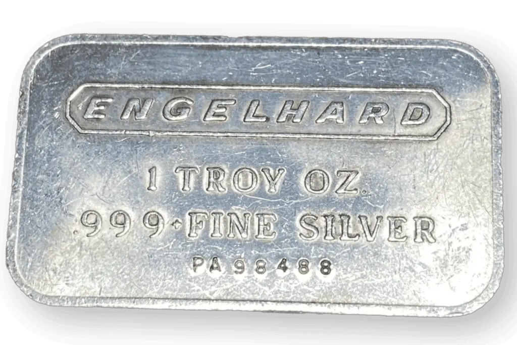 Engelhard silver bar