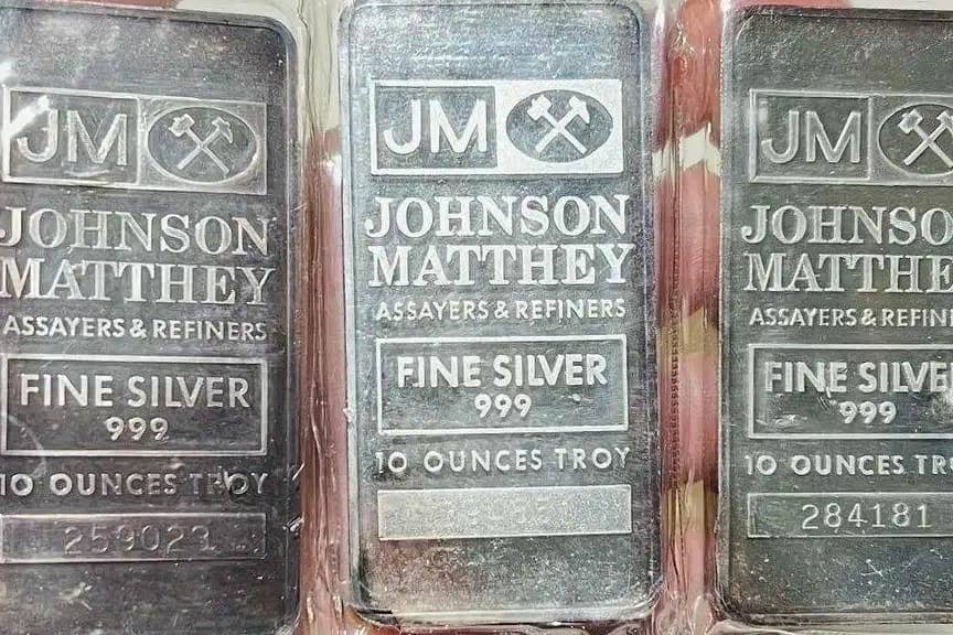 Johnson Matthey silver bars serial number