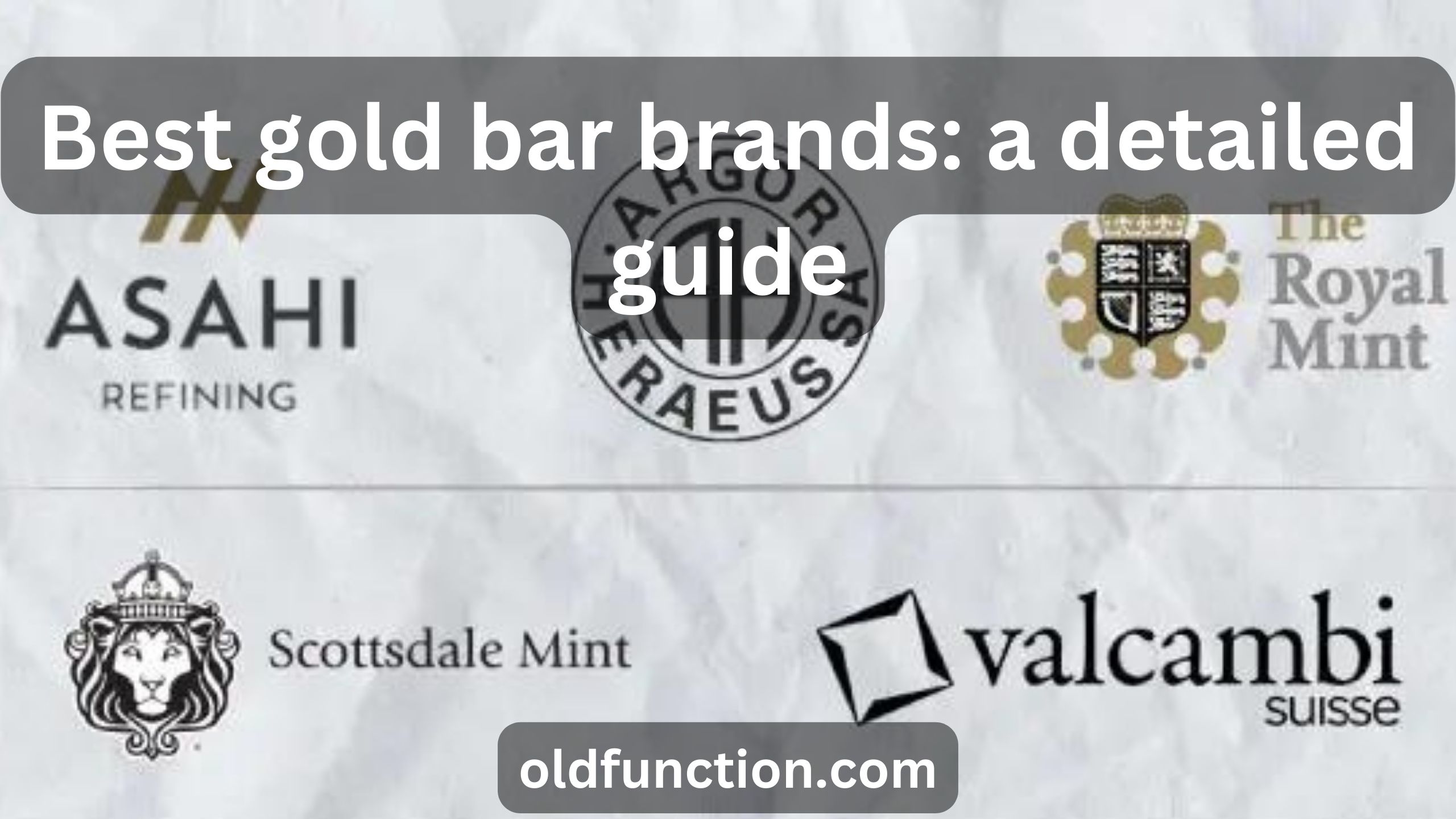 best gold bar brands